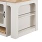 HOMLUX 60" Kitchen Island in White, , large