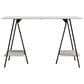 Ashley Bayflynn 2-Shelf Desk in White and Black, , large
