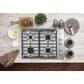 GE Appliances 2-Piece Kitchen Package with 30" Smart Built-In Single Wall Oven and Gas Cooktop in Stainless Steel, , large
