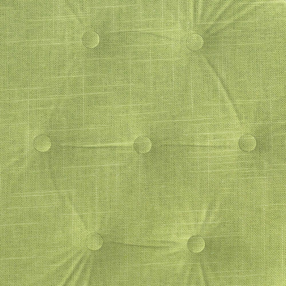 Jennifer Taylor Home Yolanda Standard Ottoman in Bright Chartreuse and Ivory, , large
