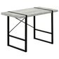 Monarch Specialties U-Shaped Computer Desk in Grey and Black, , large