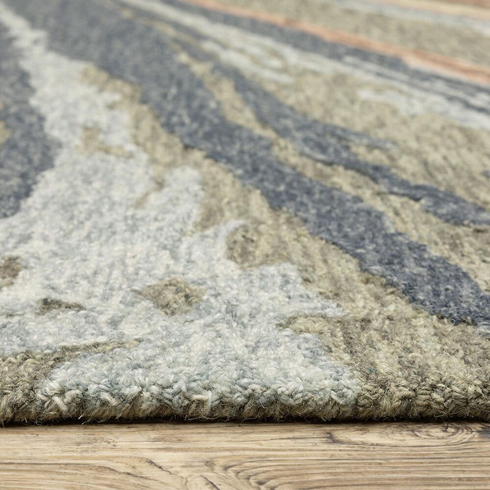 Oriental Weavers Kipton 8&#39; x 10&#39; Grey and Blue Area Rug, , large
