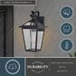 Vaxcel Derby 1-Light Outdoor Motion Sensor Wall Mount in Matte Black, , large