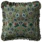 Loloi Maple 18" Square Throw Pillow in Green and Multicolor, , large