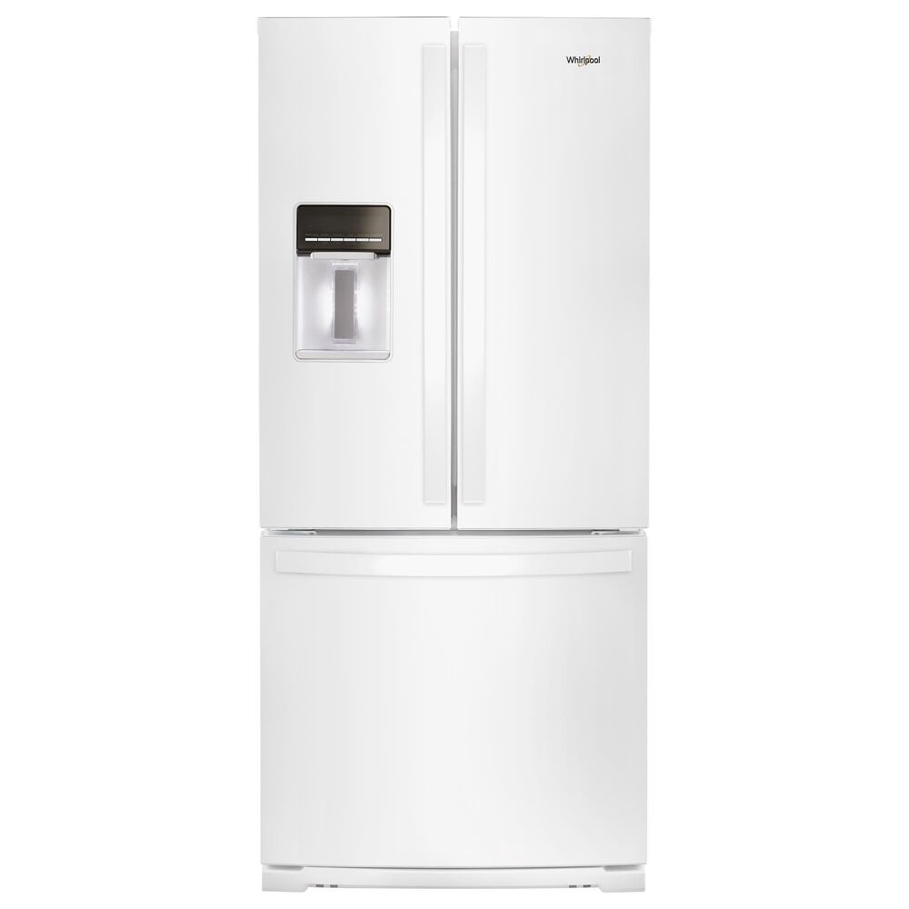 Whirlpool 20 Cu. Ft. French Door Refrigerator with FreshFlow Air Filter in White, , large