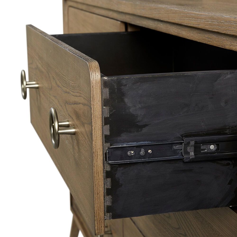 Sterling Timber Elure 6-Drawer Hi-Leg Dresser Only in Latte, , large