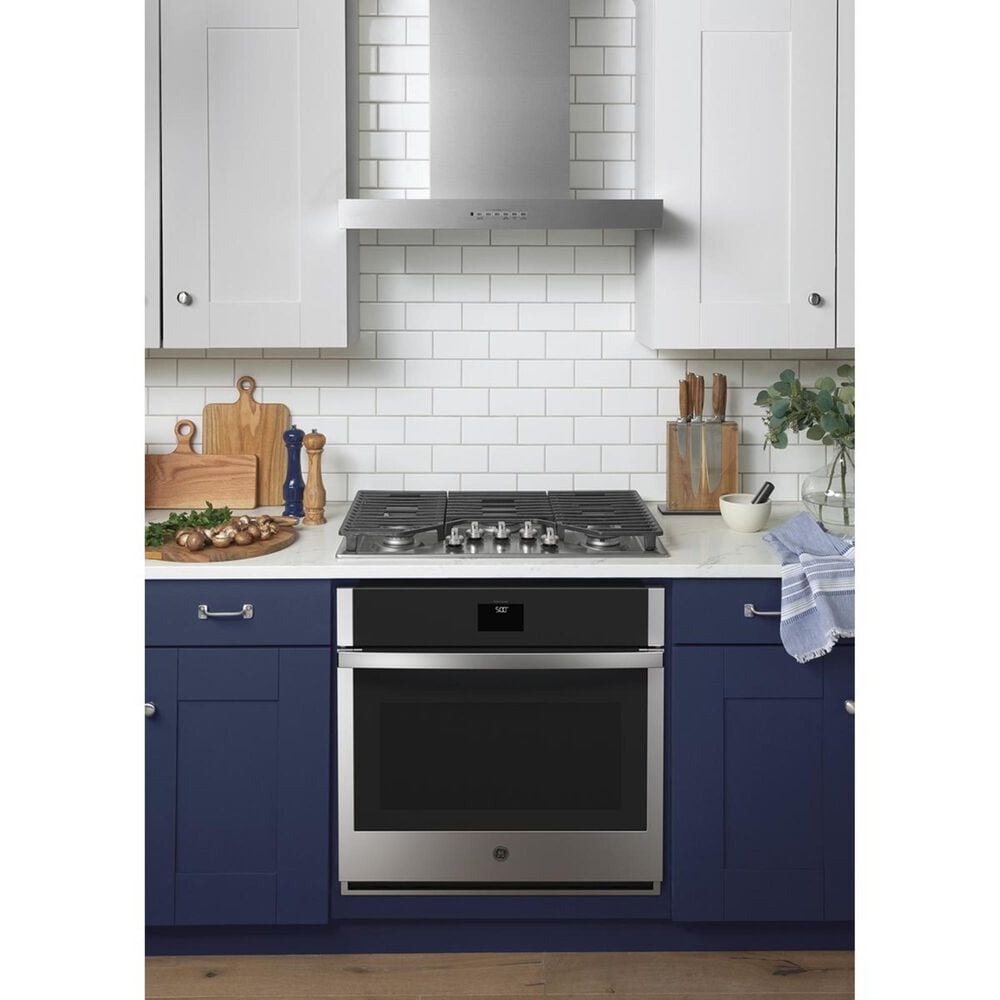 GE Profile 30 Designer Wall Mount Hood with Dimmable LED Lighting in Stainless Steel, , large