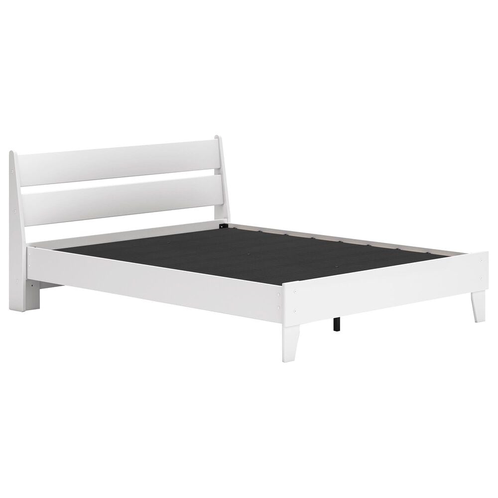 Ashley Socalle Queen Panel Platform Bed in Two-tone, , large