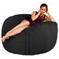 Jaxx 5" Large Bean Bag with Removable Cover in Black, , large