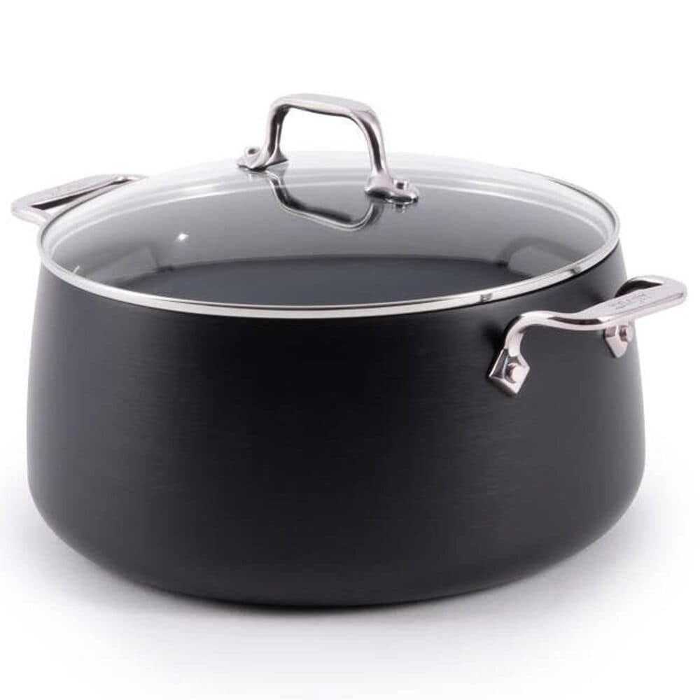 All-Clad HA1 Expert 8-Quart Nonstick Stockpot with Lid in Black, , large