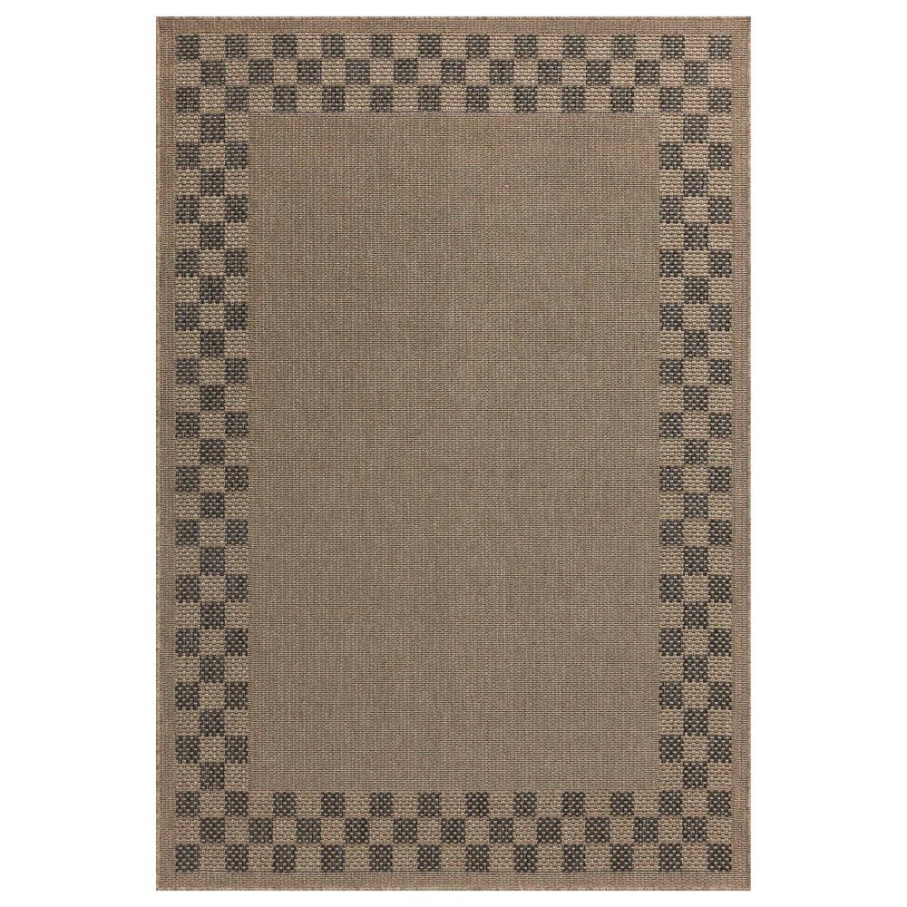 Loloi II Providence 7"6" Round Natural and Charcoal Indoor/Outdoor Area Rug, , large