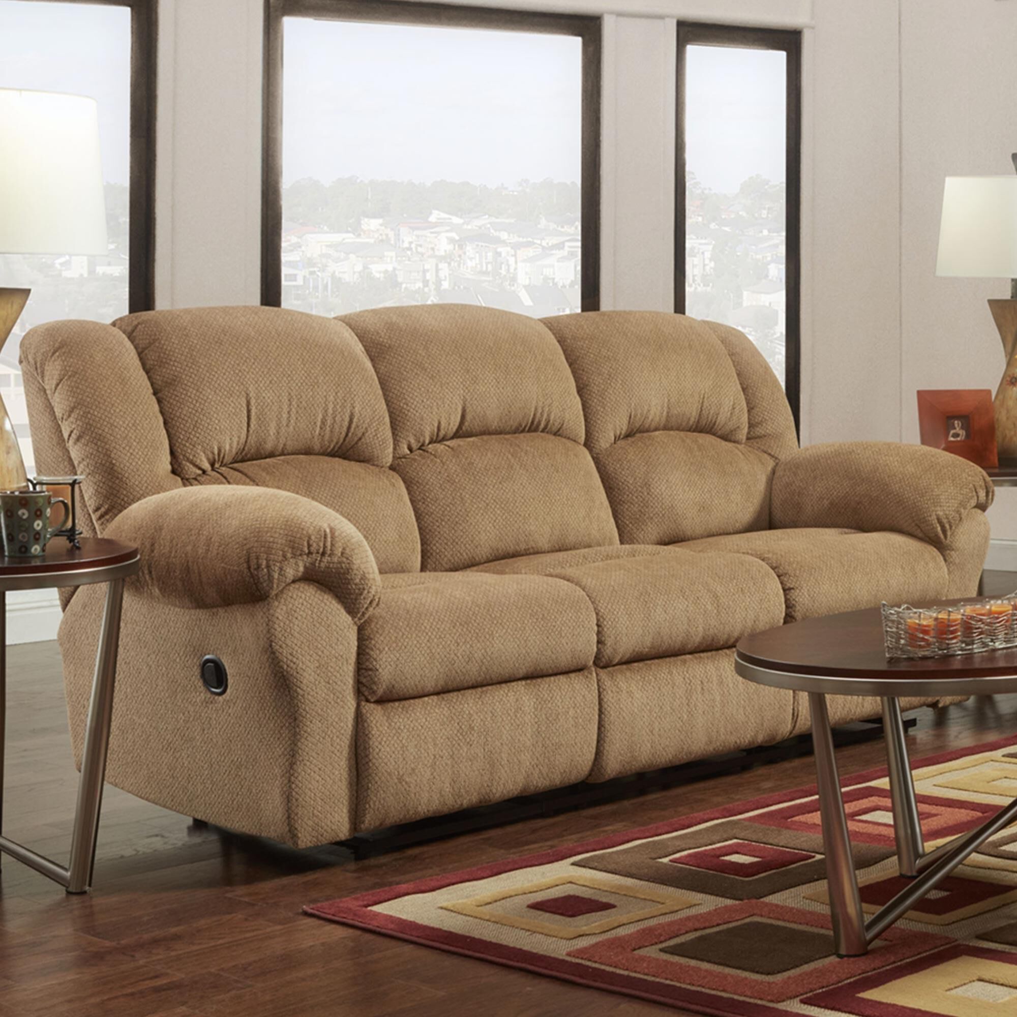 Arapahoe Home Reclining Sofa in Aspen Mocha NFM