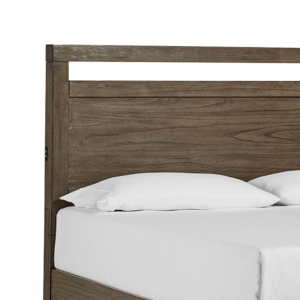 Riva Ridge Modern Loft California King Panel Bed in Greystone, , large
