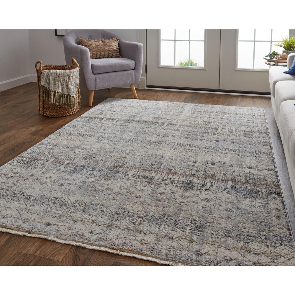 Feizy Kaia 9&#39;8&quot; x 12&#39;8&quot; Gray Area Rug, , large