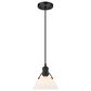 Golden Lighting Orwell 7" Small Pendant with Opal Shade in Matte Black, , large