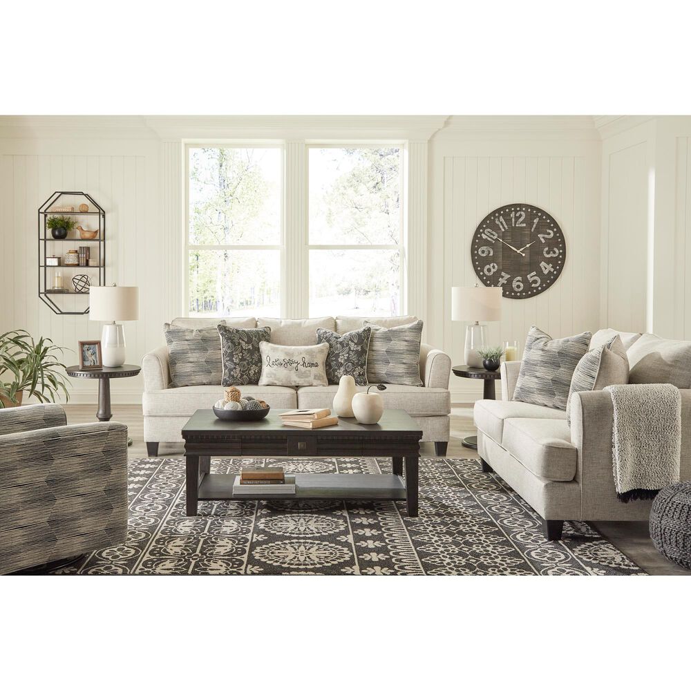 Signature Design by Ashley Callisburg Stationary Sofa in Linen, , large