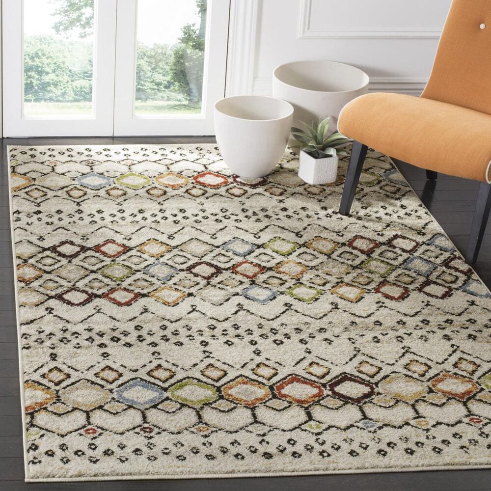 Safavieh Amsterdam AMS108K 3&#39; x 5&#39; Ivory Area Rug, , large
