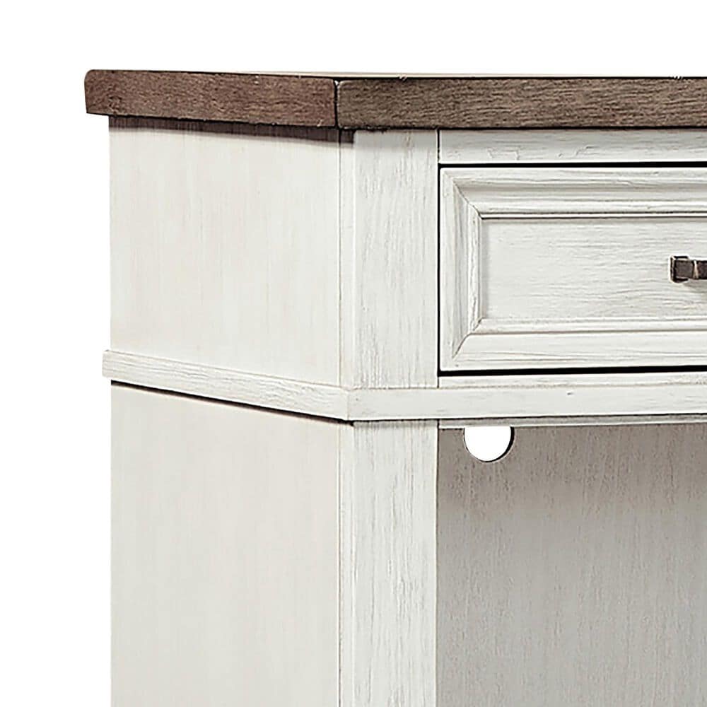 Riva Ridge Caraway 1 Drawer Nightstand in Aged Ivory, , large