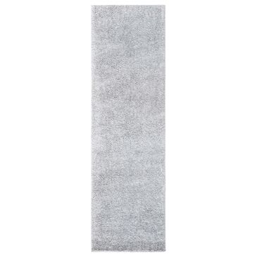 Safavieh August Shag AUG900G 2"3" x 14" Silver Runner, , large