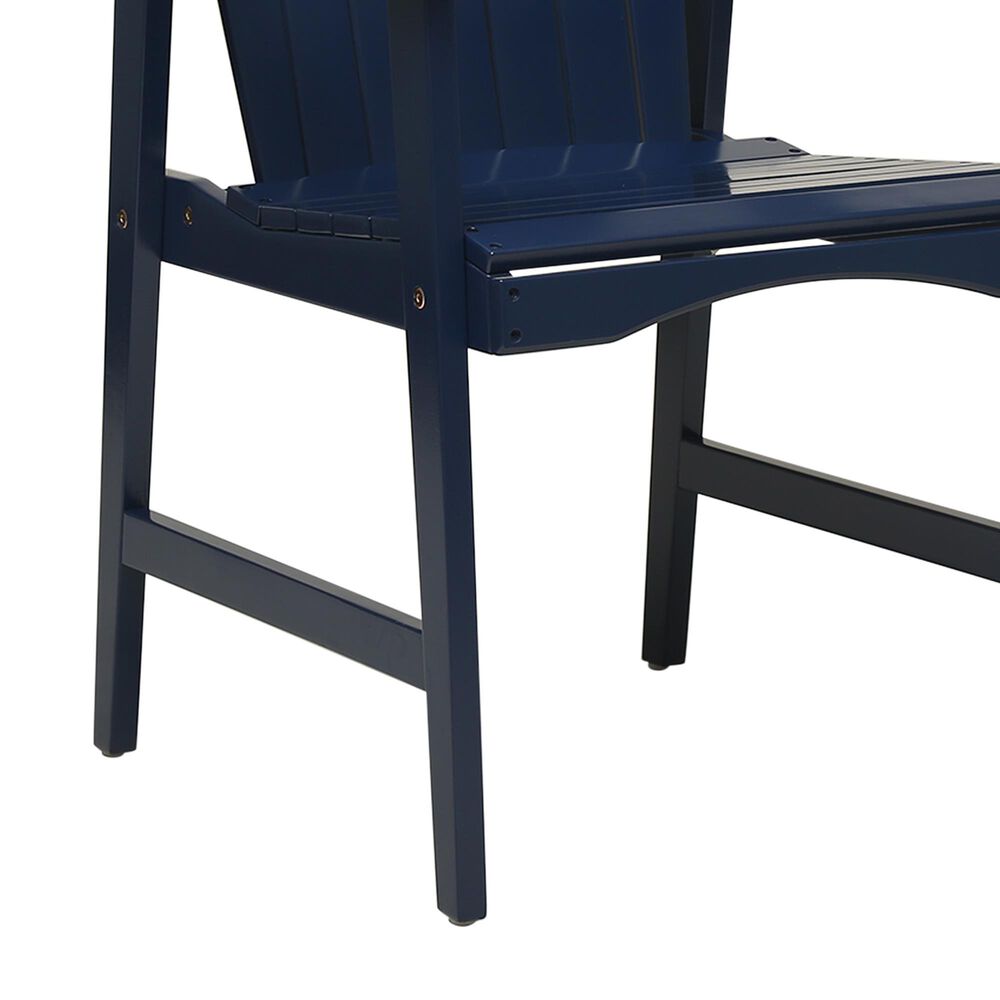 Hearth and Haven Outdoor Adirondack Dining Chair in Blue Navy (Set of 2), , large