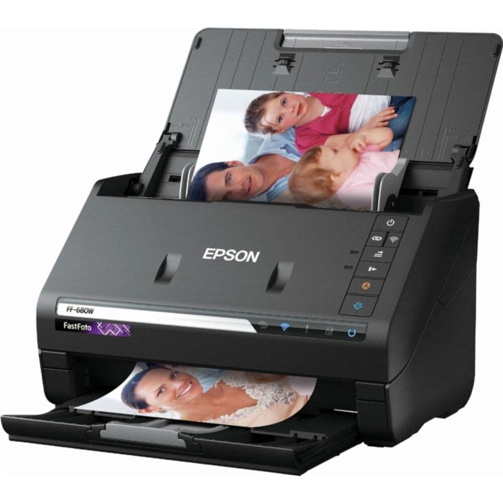 Epson FastFoto FF-680W Wireless Document Duplex Scanner, , large
