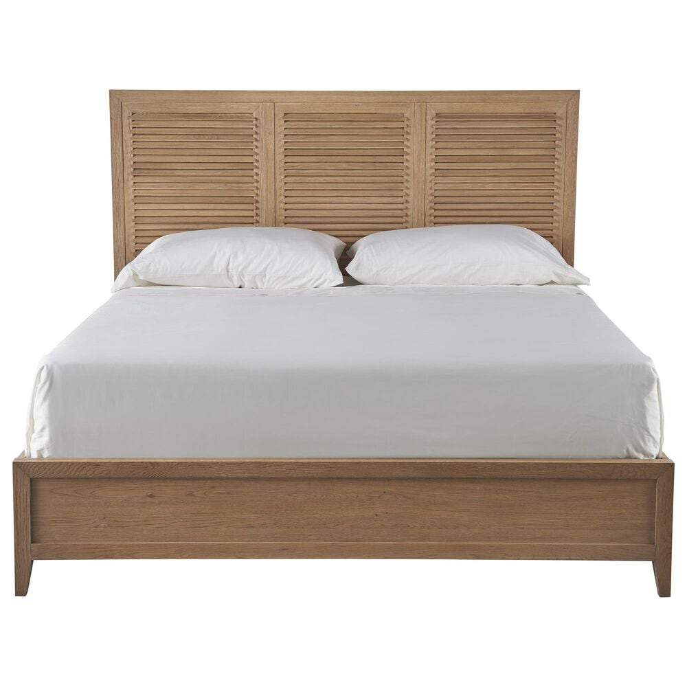 Universal Furniture Weekender King Panel Bed with Two Nightstands in Sand Dune, , large