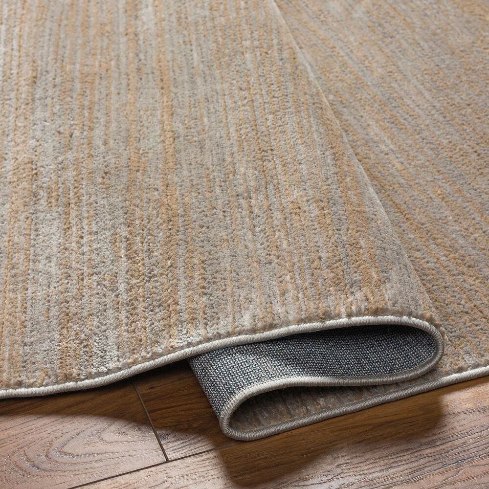 Surya Masha 2&#39; x 3&#39; Gray and Light Brown Area Rug, , large