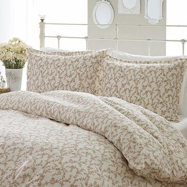 Revman Victoria 3-Piece Full/Queen Duvet Cover Set in Taupe, , large