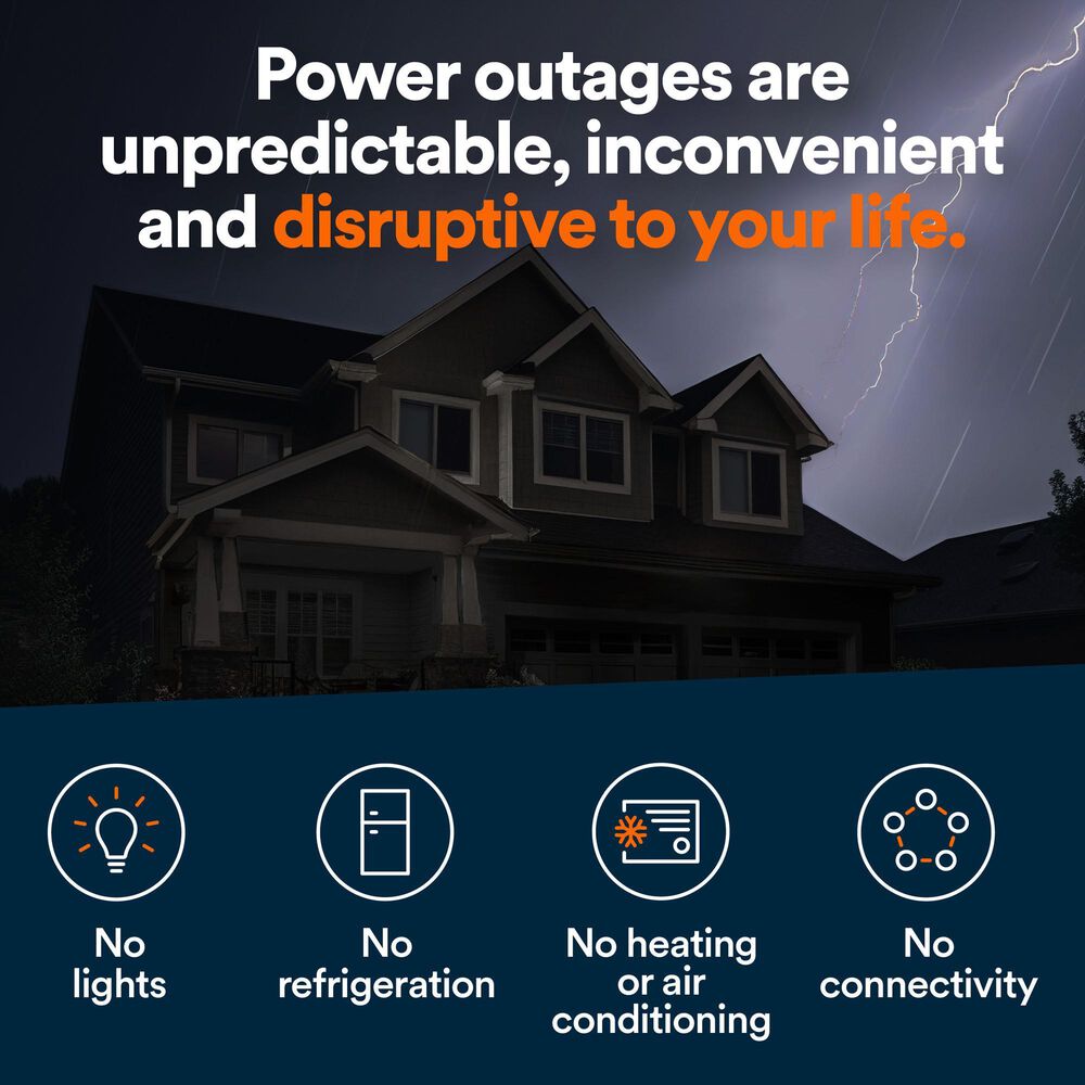 Generac 28kW Home Standby Generator with 200A SE Transfer Switch and TSTAT, , large