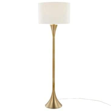 Grandview Gallery Lenuxe 65" Metal Floor Lamp in Gold, , large