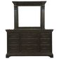 Nicolette Home Caldwell 3 Piece King Panel Bedroom Set in Deep Brown, , large