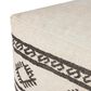Loloi Square Pouf in Ivory and Brown, , large
