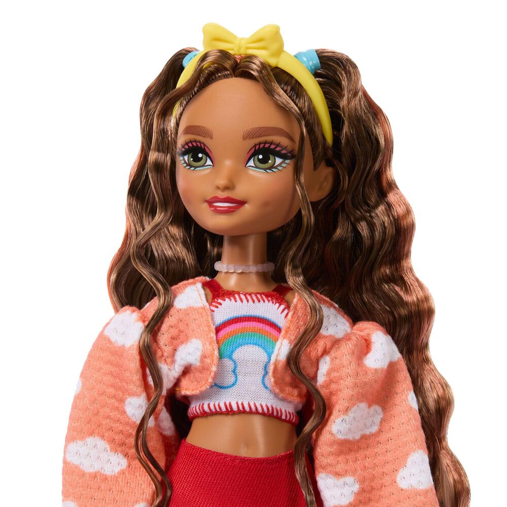 Barbie Teresa Skater Doll with Accessories in Brown, Red and Orange, , large