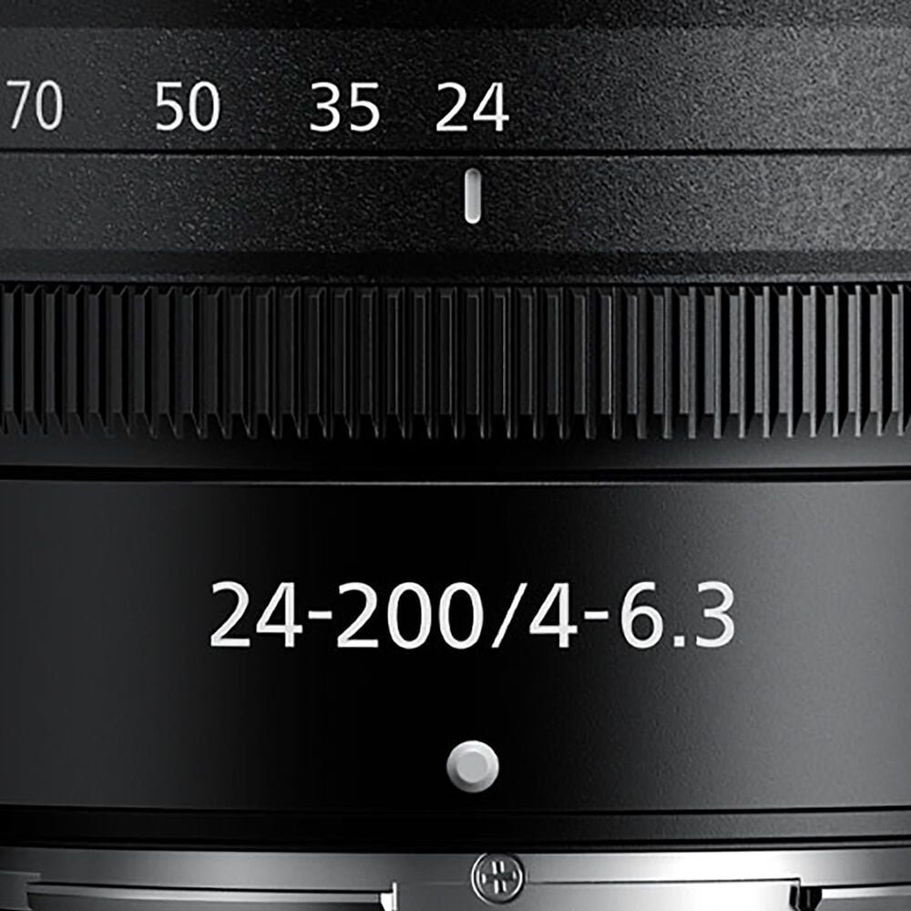Nikon Nikkor Z 24-200mm F/4-6.3 VR Lens in Black, , large
