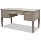 Hearth and Haven Dauphin Executive Desk in Grey and Gold, , large