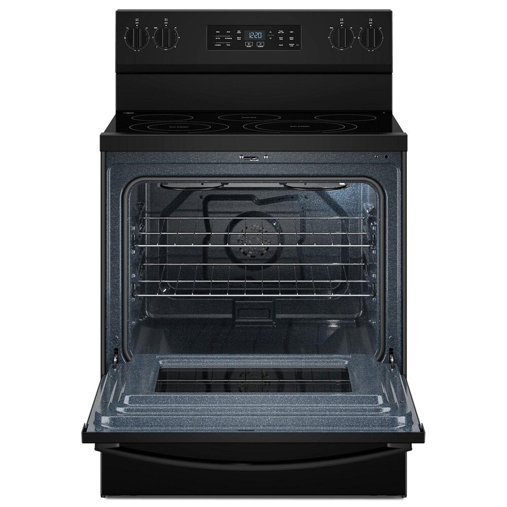 Whirlpool 5.3 Cu. Ft. Electric Range with Air Cooking Technology in Black, , large