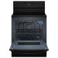 Whirlpool 5.3 Cu. Ft. Electric Range with Air Cooking Technology in Black, , large