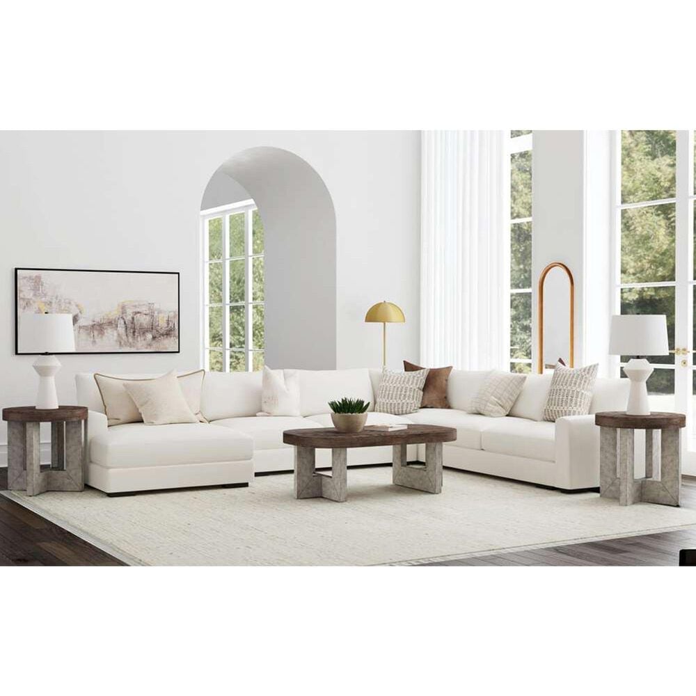 Bassett Mirror Company Nova Coffee Table in Charcoal Oak, , large