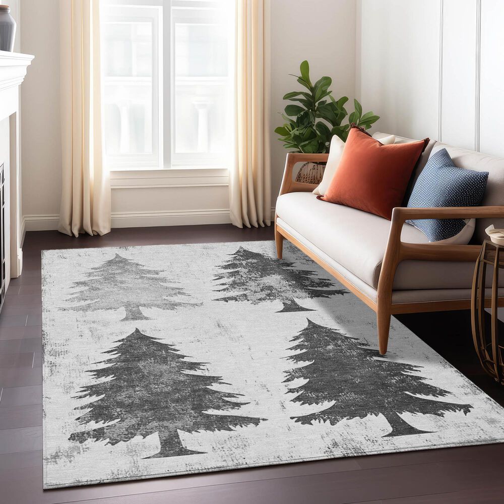 Dalyn Rug Company Wonderland WN19 5&#39; x 7&#39;6&quot; Gray Indoor/Outdoor Area Rug, , large