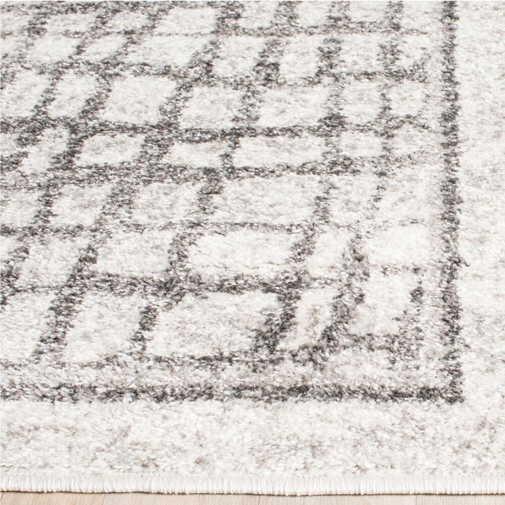Safavieh Adirondack ADR103B-3 3" x 5" Silver/Ivory Area Rug, , large