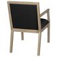 Regency Global Sourcing Regent WallGuard Guest and Reception Side Chair with Black Cushion in Noble Oak, , large