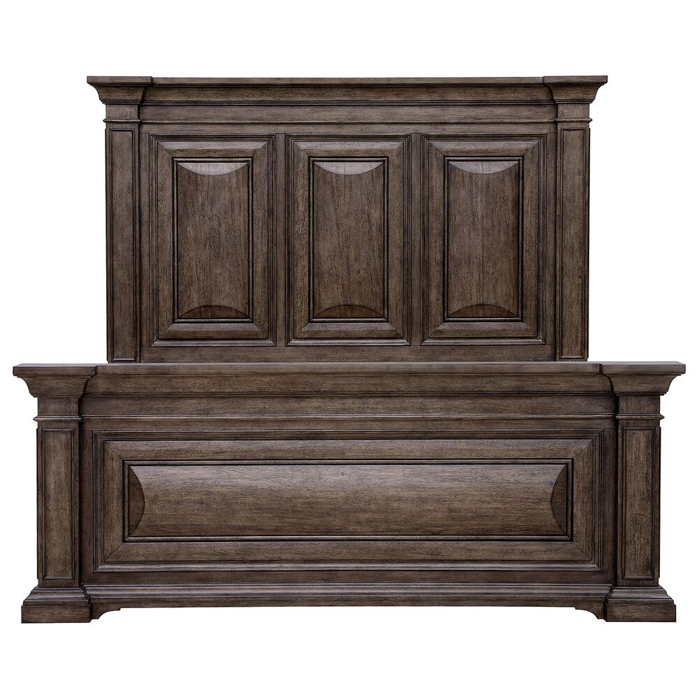Chapel Hill Queen Bed and Two Nightstands in Brown, , large