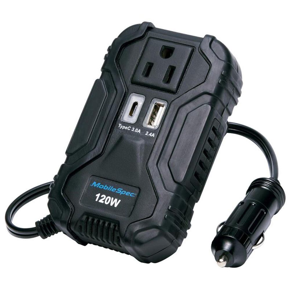 MobileSpec 120W Slim Plug-In Power Inverter, , large