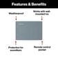 Furrion Aurora 55" Partial-Sun Premier 4K LED - Outdoor Smart TV with Weather Resistant Cover in Black, , large