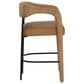 Club Collection By Sunpan Mavia Counter Stool in Matte Black, , large