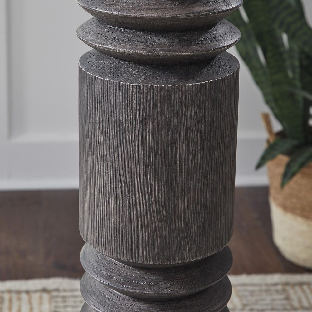 Ashley Fainwell Poly Floor Lamp in Distressed Black, , large