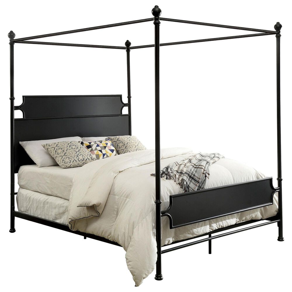 Furniture of America Sayre King Bed in Black, , large