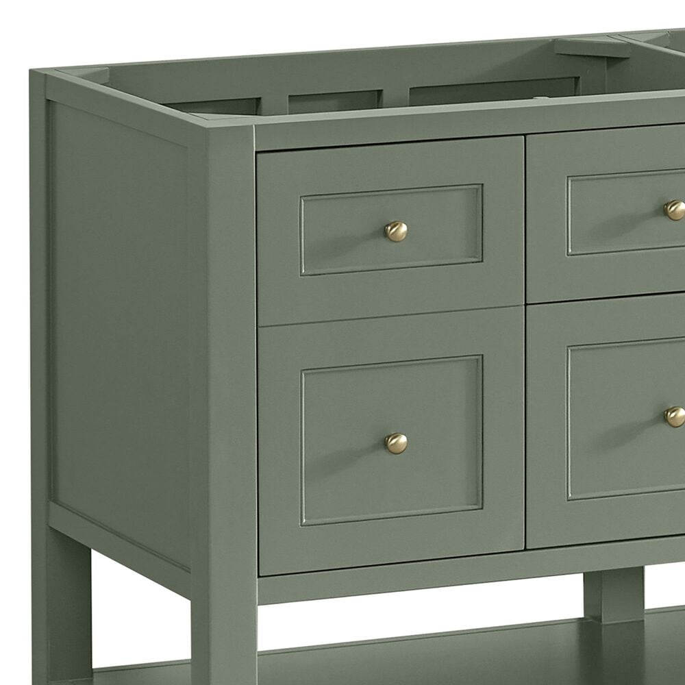 James Martin Vanities Breckenridge 60&quot; Double Bathroom Vanity Cabinet in Smokey Celadon, , large