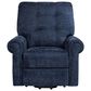 Jennifer Taylor Home Irwin Power Lift Assistance Recliner Chair in Dusk Navy Blue, , large
