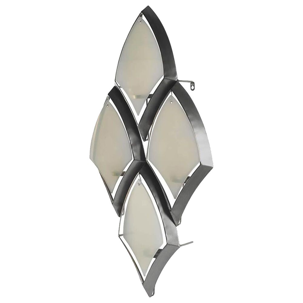 Mercana Tarmac II Candle Holder in Antiqued Silver, , large